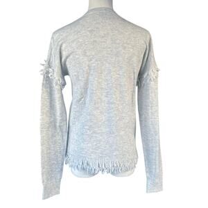 Vineyard Vines Womens Sweater Merino Wool Cashmere Fringe Apres Ski Size XS